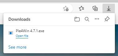Download via MS Edge 4